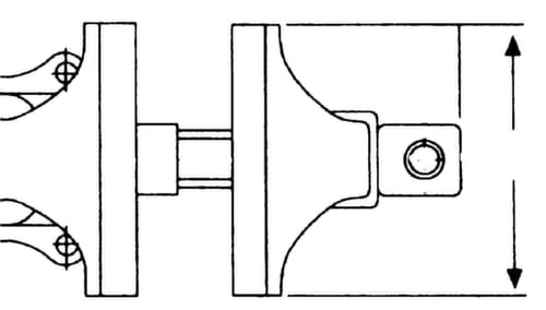KRAFTWERK® Schraubstock, Spannweite 140 mm