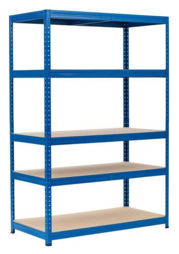 UDOBÄR Schwerlastregal, Höhe x Breite x Tiefe 1800 x 1400 x 600 mm, 5 Böden
