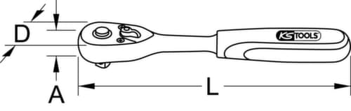 KS Tools 3/8" Monster Umschaltknarre