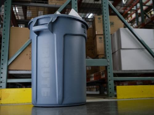 Rubbermaid Universalcontainer, 121 l, grau