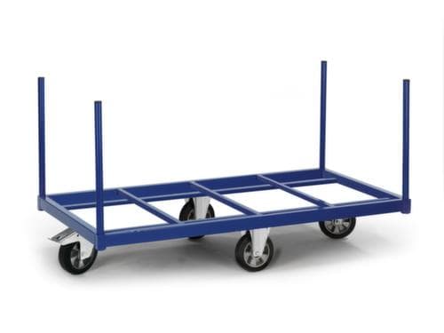 Rollcart Voiture à ranchers avec zone de chargement ouverte, force 1200 kg, plateau longueur x largeur 2000 x 800 mm
