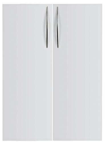 Porte à double battant Terra Nova pour rayonnage de bureau, hauteur x largeur 1140 x 800 mm