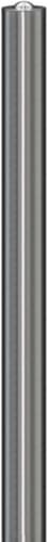 Poteau en acier inoxydable, hauteur 900 mm, à sceller