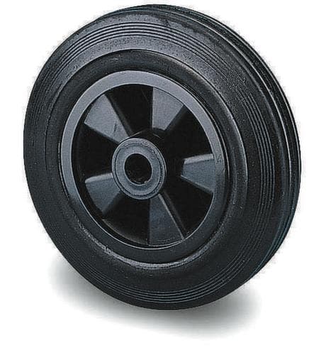 BS-ROLLEN Roue en caoutchouc plein, force 135 kg, caoutchouc plein bandage