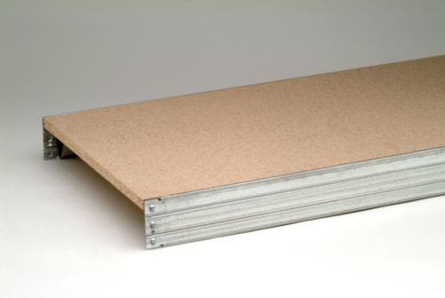 regalwerk Rayonnage sans boulons à plateaux agglomérés avec tablettes, hauteur x largeur x profondeur 2500 x 1061 x 326 mm, 6 tablettes