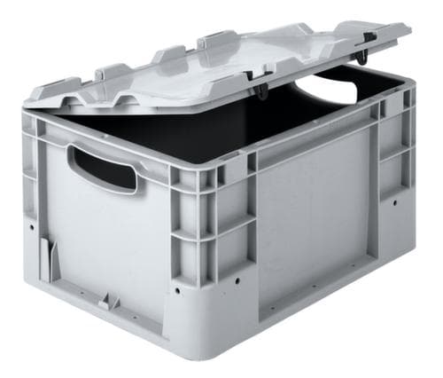 Bacs industriels gerbables, rouge, capacité 25 l