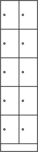 C+P armoire multicases Classic, 10 compartiments