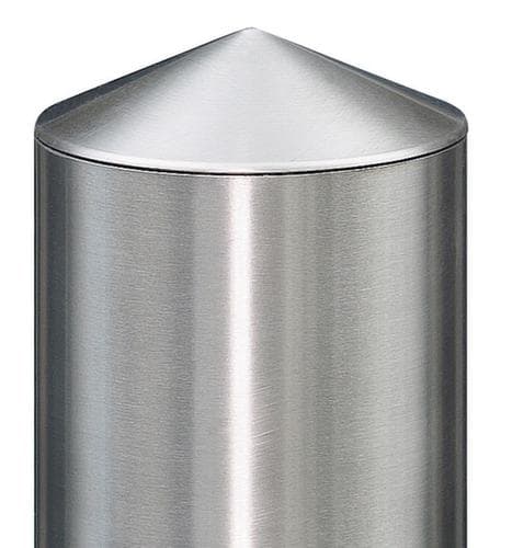 Poteau en acier inoxydable, hauteur 900 mm, à cheviller