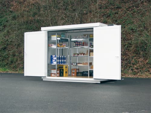 Säbu Conteneur de stockage isolé avec sol livré monté