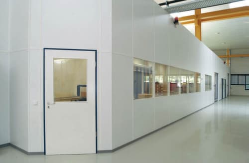 MDS Raumsysteme Paroi de séparation avec élément en verre, largeur 600 mm