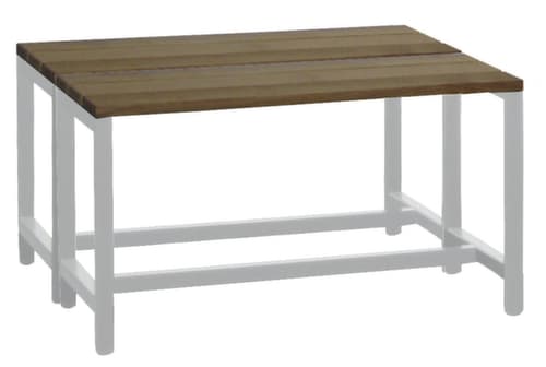 PAVOY Banc vestiaire Basis avec lames en bois