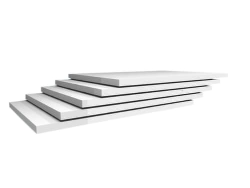 hofe Tablette pour rayonnage de stockage, largeur x profondeur 1300 x 800 mm, RAL7035 gris clair