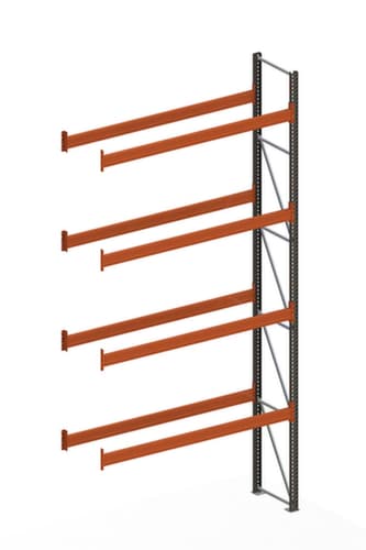META Rayonnage à palettes MULTIPAL pour 10 palettes, largeur 2800 mm, 5 niveaux de stockage