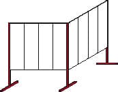 Kappes Cloison de séparation à panneaux perforés/rainurés RasterPlan® en double panneau 90