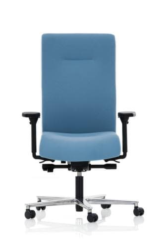 ROVO-CHAIR Siège de bureau pivotant ROVO XP 4020 EB 2-08 avec mécanisme Ergo-Balance, bleu/blanc