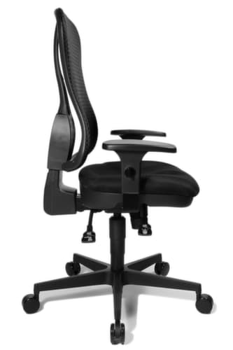 Topstar Siège de bureau pivotant HEAD POINT SY, Dossier maille, noir
