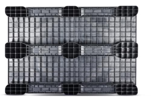 Palette d'hygiène, polypropylène régénéré, longueur x largeur 1200 x 800 mm