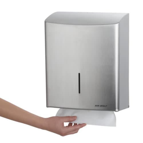 AIR-WOLF Distributeur d'essuie-mains Gamma, acier inoxydable