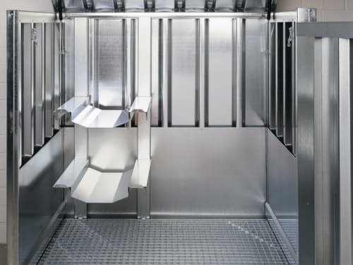 Porte-fûts pour conteneurs de matières dangereuses, fût 2 x 60 litres
