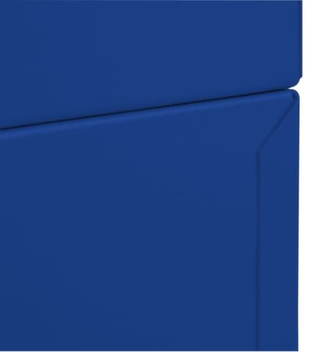 stumpf Conteneur de tri sélectif coupe-feu, 65 l, RAL5010 bleu gentiane, couvercle RAL5010 bleu gentiane