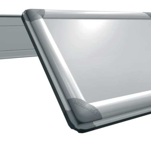 tableau blanc pour glissière murale modulaire, hauteur x largeur 900 x 1200 mm