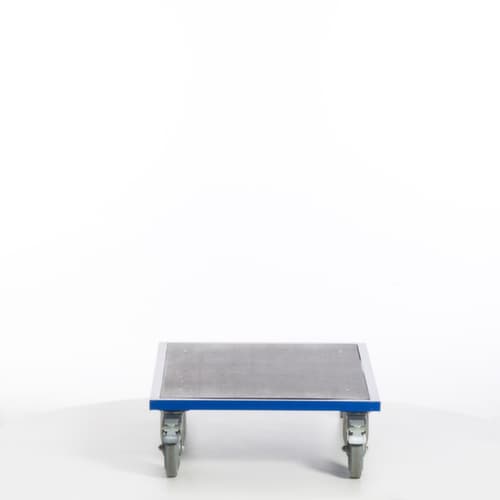 Rollcart Chariot à dossier avec plateau antidérapant, force 1200 kg, plateau longueur x largeur 1200 x 800 mm