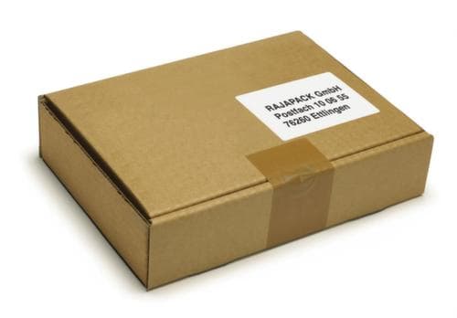 Carton d'expédition, 1 onde, 350 x 250 x 25 mm