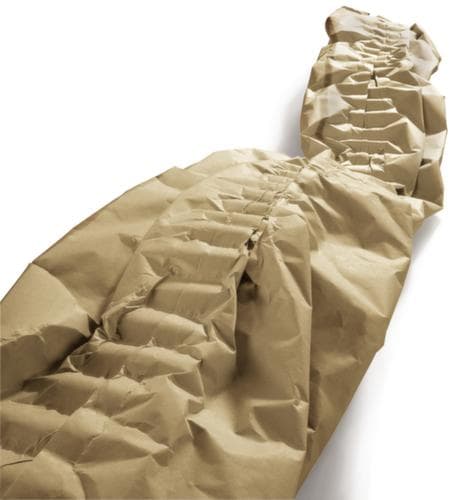 Papier froissé, longueur x largeur 160 m x 680 mm