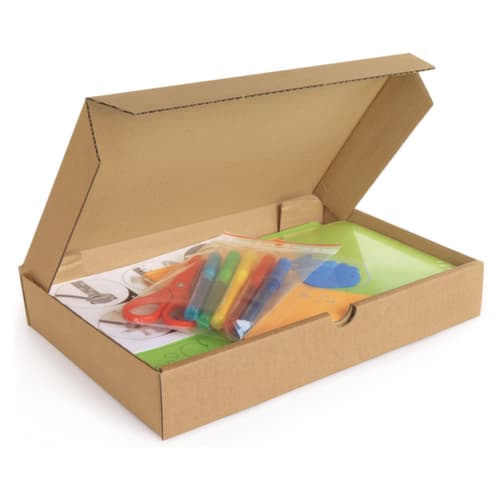 Carton d'expédition, 1 onde, 350 x 250 x 25 mm