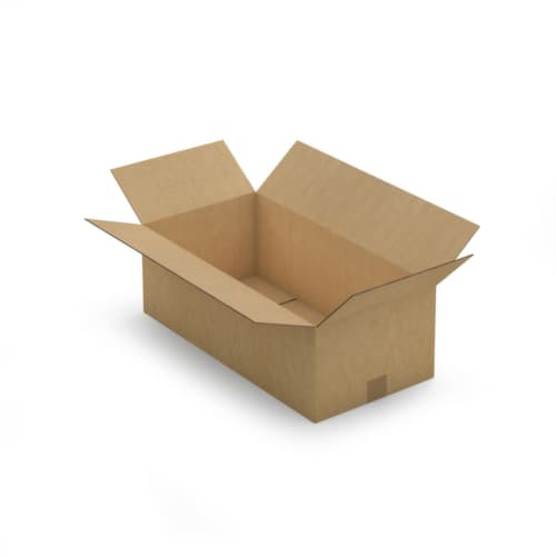 Caisse en carton ondulé à 2 cannelures