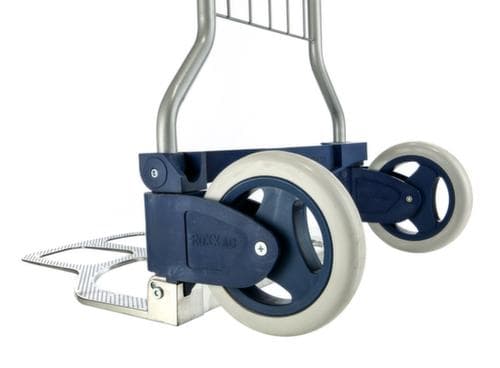 RuXXac diable pour caisses en aluminium rabattable, force 125 kg, polymère bandage