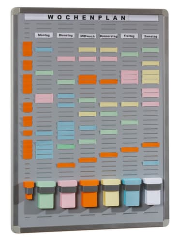 EICHNER Tableau avec cartes à insérer T-Card, gris clair