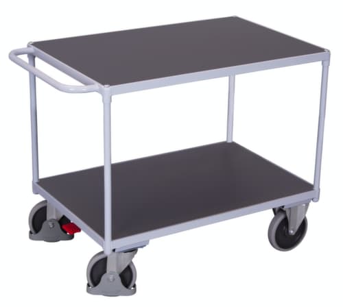 VARIOfit Chariot à plateaux 1200x800 mm, force 500 kg, 2 plateaux