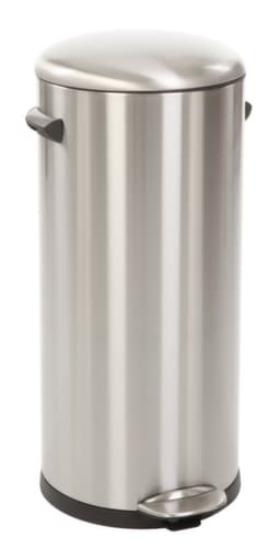 Poubelle à pédale EKO Belle Deluxe avec couvercle en acier inoxydable, 30 l