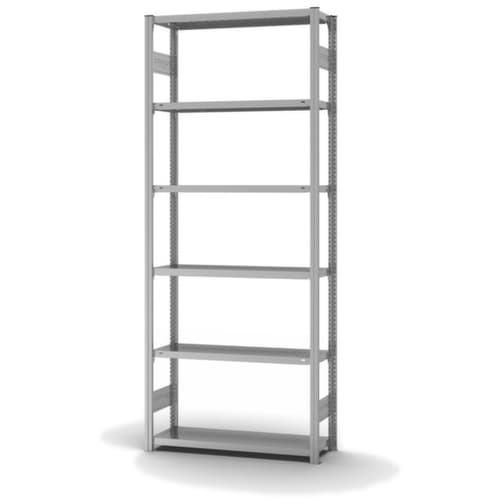 hofe Rayonnage à traverses type standard, hauteur x largeur x profondeur 2500 x 1060 x 335 mm, 6 tablettes