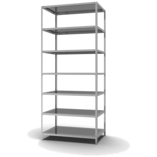 hofe Etagère à visser, 7 tablettes, avec revêtement en zinc anti-corrosion