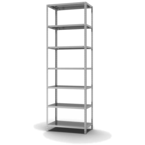 hofe Etagère à visser, 7 tablettes, avec revêtement en zinc anti-corrosion