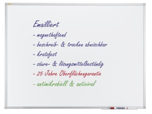 Franken tableau blanc antimicrobien X-tra!Line®, hauteur x largeur 1200 x 1800 mm