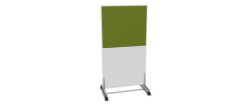 Nowy Styl Paroi de séparation E10 en bois avec revêtement en tissu, hauteur x largeur 1545 x 800 mm