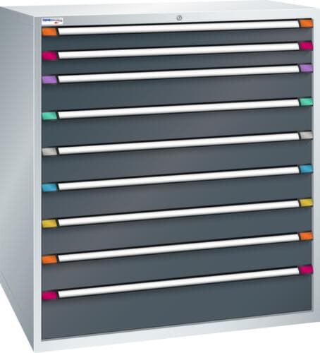 Thurmetall Armoire à tiroirs de largeur 1205 mm, 9 tiroir(s)