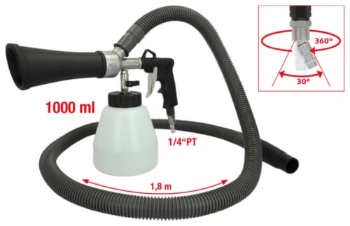 KS Tools Jeu de pistolets de nettoyage à air comprimé avec dispositif d'aspiration