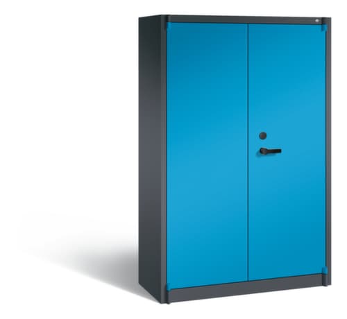 C+P Armoire haute sécurité de bureau avec 4 tablettes