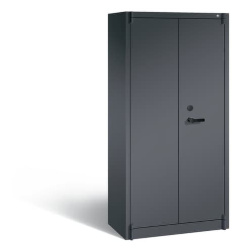 C+P Armoire haute sécurité de bureau avec 4 tablettes