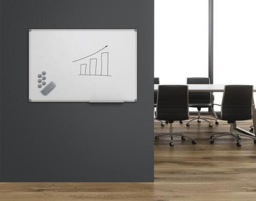 MAUL Tableau blanc MAULstandard, hauteur x largeur 1200 x 3000 mm