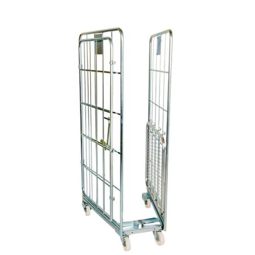 Bac sur roulettes emboîtable nestainer® ERGO S, force 500 kg, longueur x largeur 800 x 700 mm