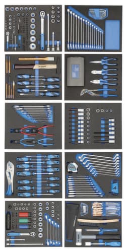 GEDORE 2005-TS-308 Chariot à outils avec assortiment de 308 outils
