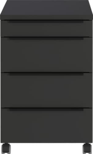 Caisson mobile GW-MAILAND 4377, 3 tiroir(s), graphite/graphite