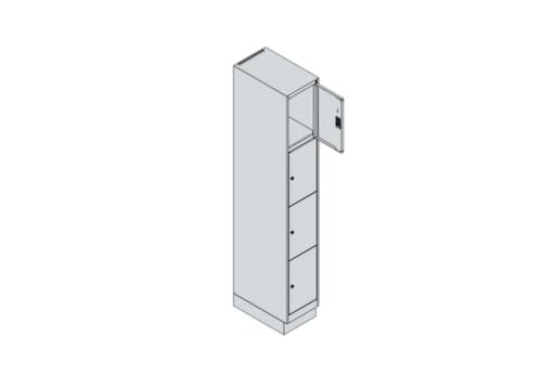 C+P armoire multicases Classic Plus, 4 compartiments
