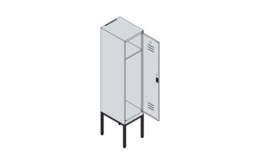 C+P Armoire vestiaire Classic Plus, largeur de compartiment 400 mm