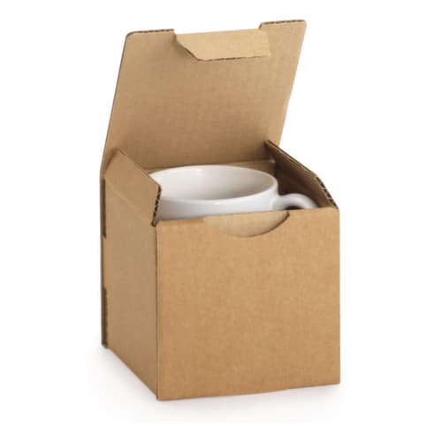 Caisse en carton ondulé 1 cannelure, 1 onde, 150 x 150 x 100 mm